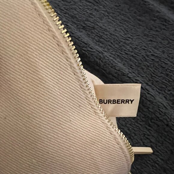 Burberry Logo Canvas Wristlet Clutch – Cream – Made in England – Brand New - Picture 3 of 8